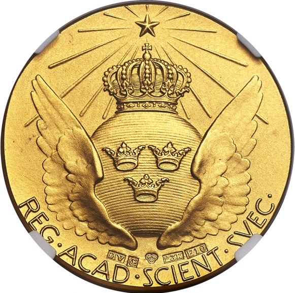 ノーベル賞1979年生化学賞メダルngc Ms67 Premium Gold Coin
