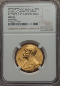 ノーベル賞1979年生化学賞メダルngc Ms67 Premium Gold Coin