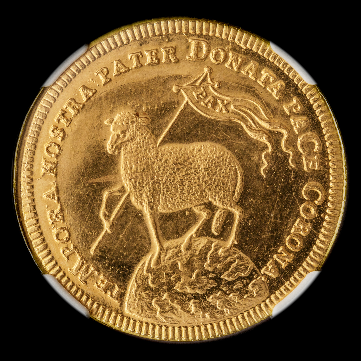 ニュルンベルク1700年ラム2ダカット金貨MS63 - PREMIUM GOLD COIN