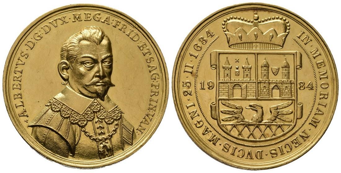 神聖ローマ帝国（チェコ）1934年ヴァレンシュタイン10ダカット PREMIUM GOLD COIN