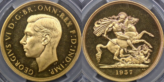 英国コイン ジョージ4世 PR69DCAM鑑定はPCGS社P - 旧貨幣/金貨/銀貨