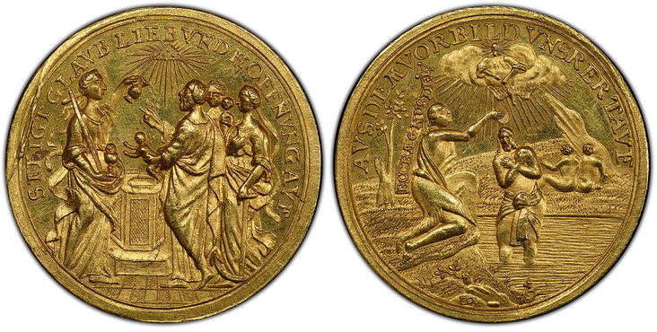 ドイツ ニュルンベルク1700年3ダカット金貨MS63 - PREMIUM GOLD COIN