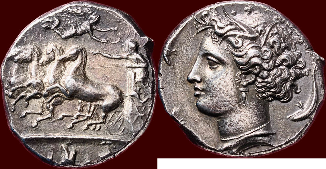 古代ギリシャ シラクサ BC405~367 デカドラクマ - PREMIUM GOLD COIN