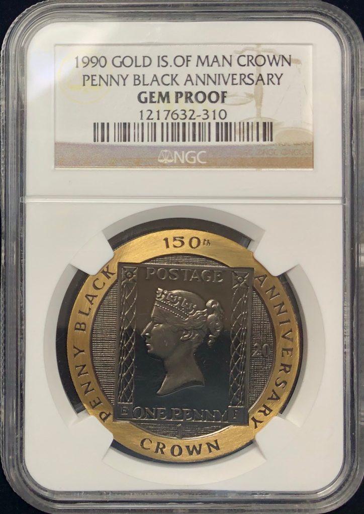 マン島1990年ペニーブラッククラウン金貨NGC GEM PROOF - PREMIUM GOLD ...