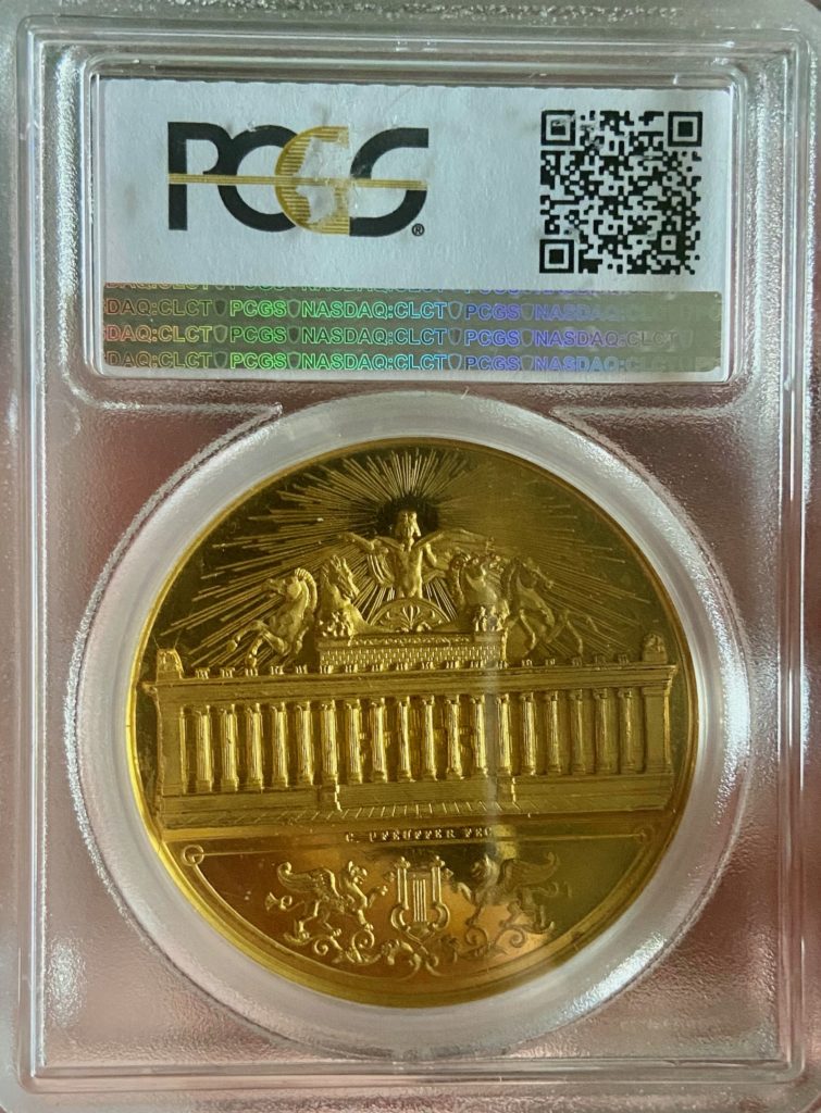 ドイツプロイセン1861年20ダカットゴールドメダルPCGS SP63+ - PREMIUM 