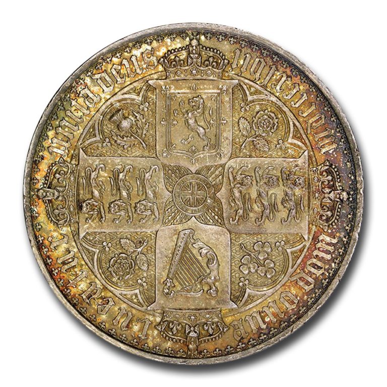 高鑑定】1885年 ハーフクラウン 銀貨 イギリス アンティークコイン+