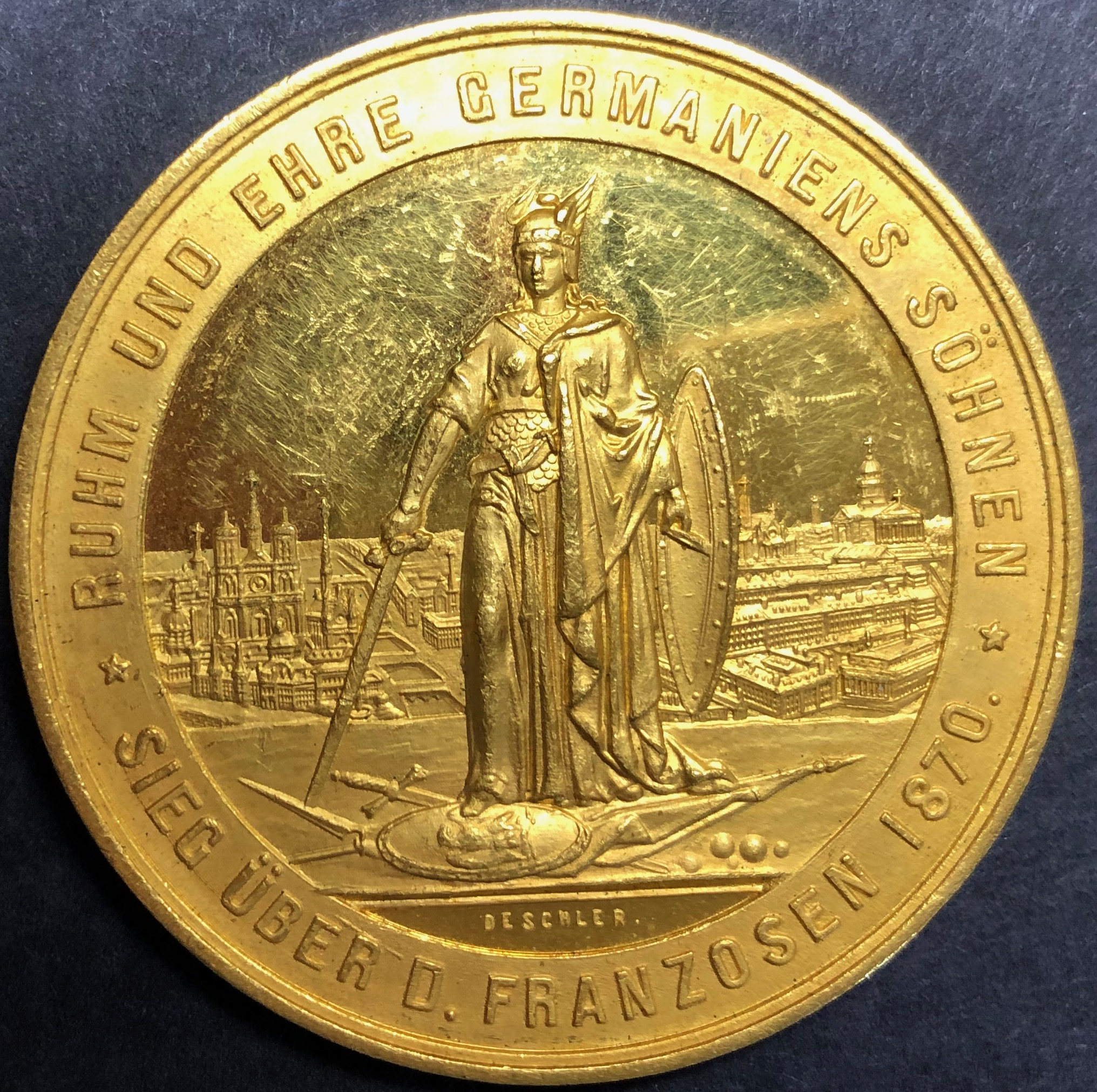 お客様分ドイツプロイセン1870年大型ゴールドメダルが入荷しました。 - PREMIUM GOLD COIN
