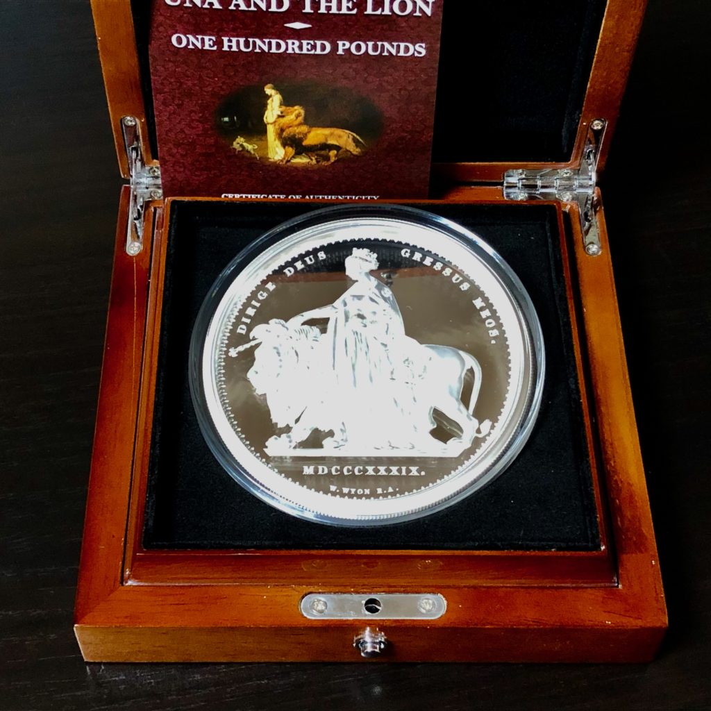 オルダニー 2019年ウナ＆ライオン1キログラム銀貨 - PREMIUM GOLD COIN