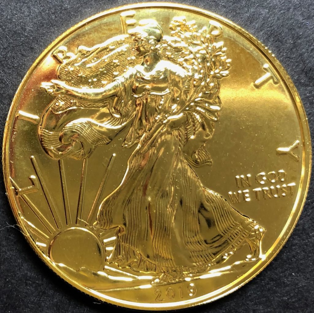 銀貨の金メッキバージョンが入荷いたしました。 - PREMIUM GOLD COIN