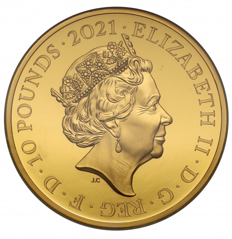 売約済 イギリス2021年エリザベス生誕95周年5オンス金貨NGC PF70ULTRA CAMEO - PREMIUM GOLD COIN