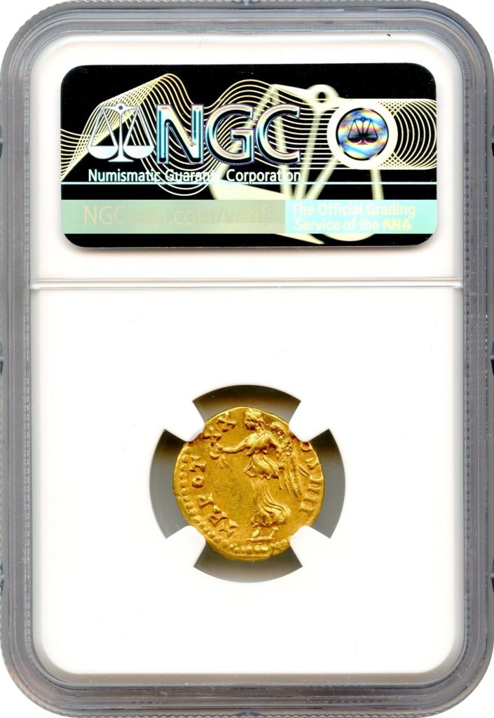古代ローマ AD138〜161年アウレウス金貨アントニヌス・ピウスAU 5/5 5/5 PREMIUM GOLD COIN