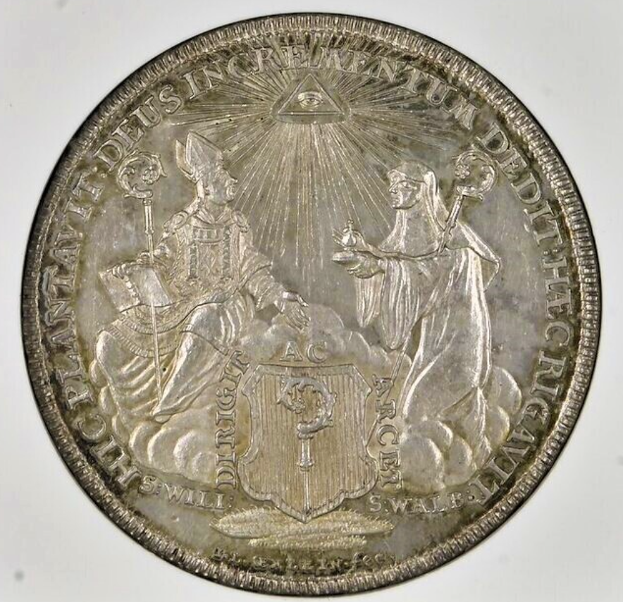 ドイツ アイヒシュテット1757年ターラー銀貨NGC MS64 - PREMIUM GOLD COIN