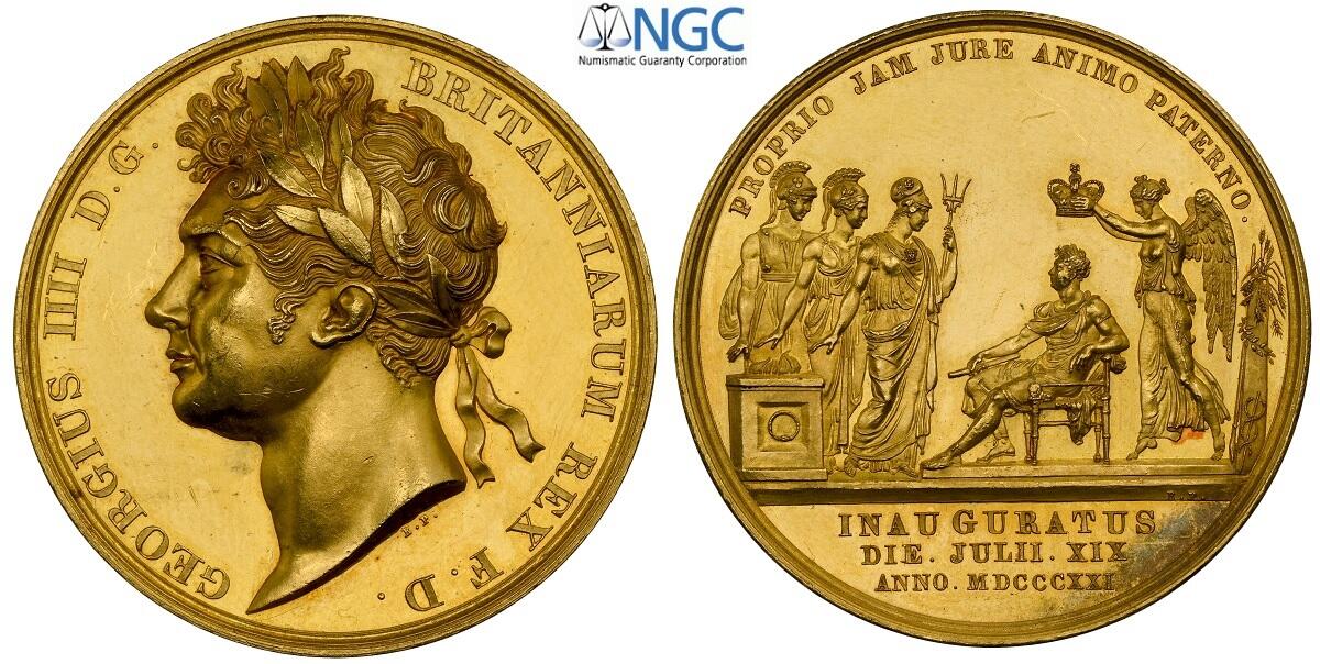 初年発行 1821年 ジョージ4世 ソブリン 金貨 イギリス NGC MS61 初年発行 1821年 ジョージ4世 ソブリン 金貨 イギリス NGC MS61