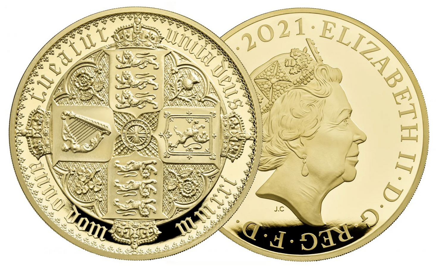 イギリス2021年ゴシッククラウン5オンス金貨 NGC PF70 UCAM 地金